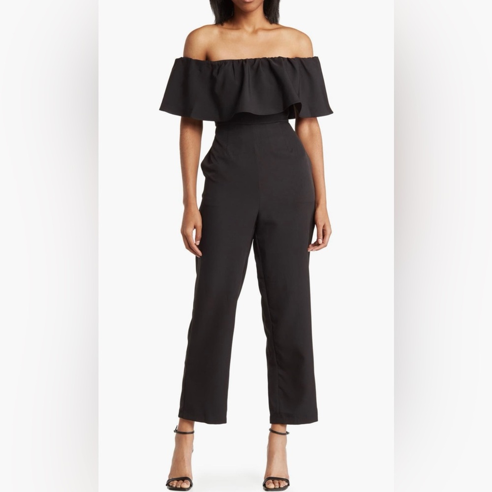 NWT - Sam Edelman Off the Shoulder Jumpsuit - Size 14